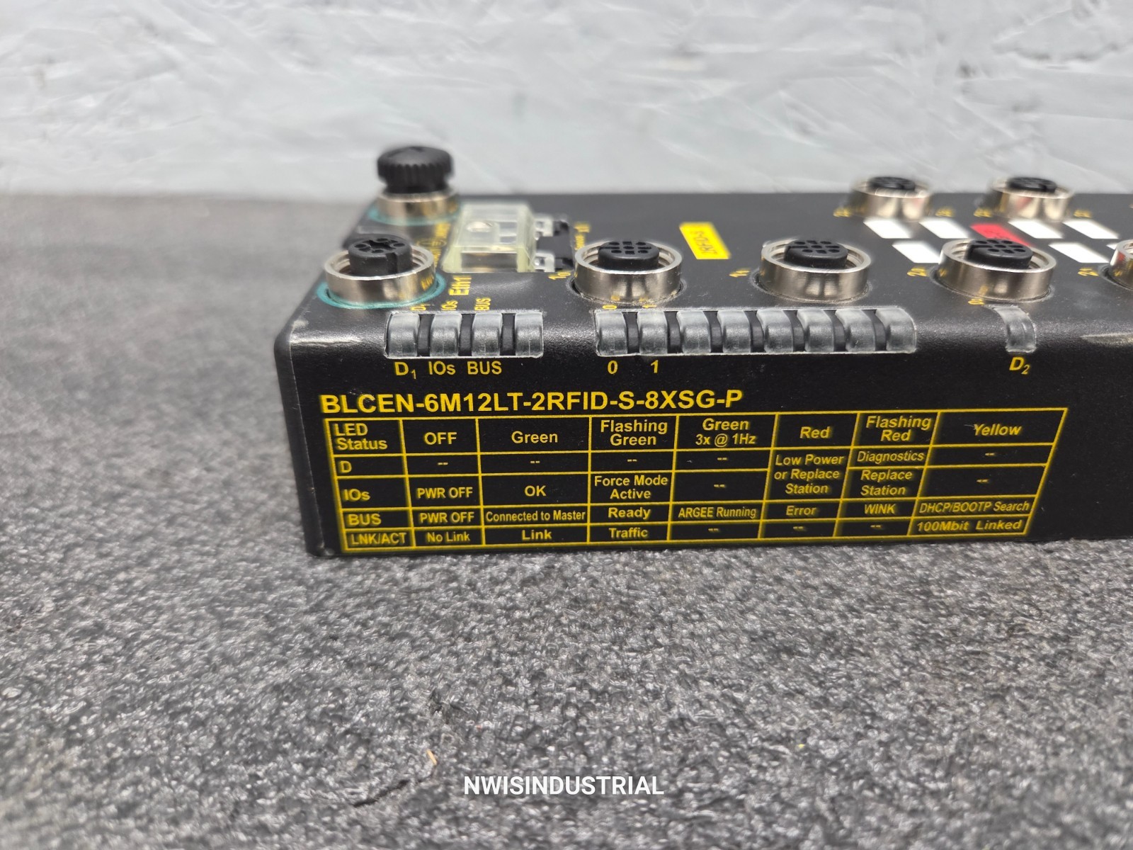 Turck BLCEN-6M12LT-2RFID-S-8XSG-P Multiprotocol Fieldbus Interface Module