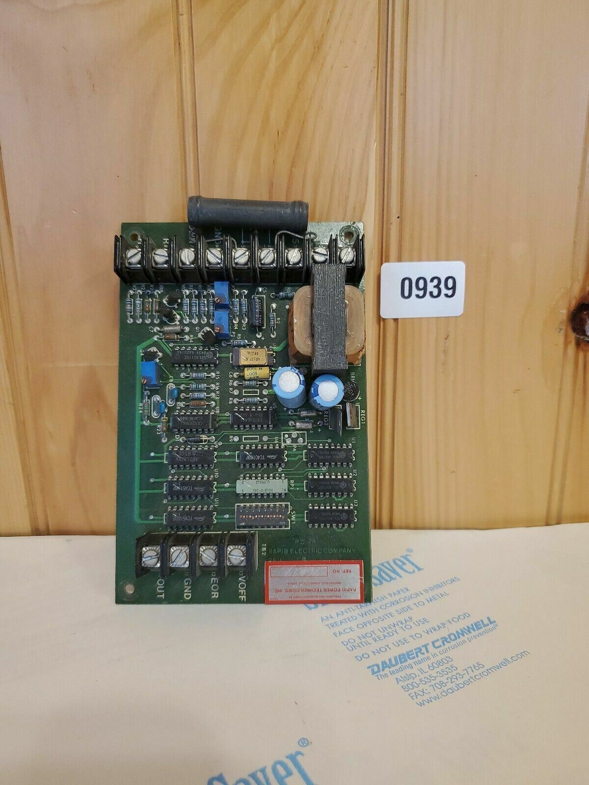 Rapid Electric PC74 PC 74 REV C Circuit Board Used GOOD CONDITION