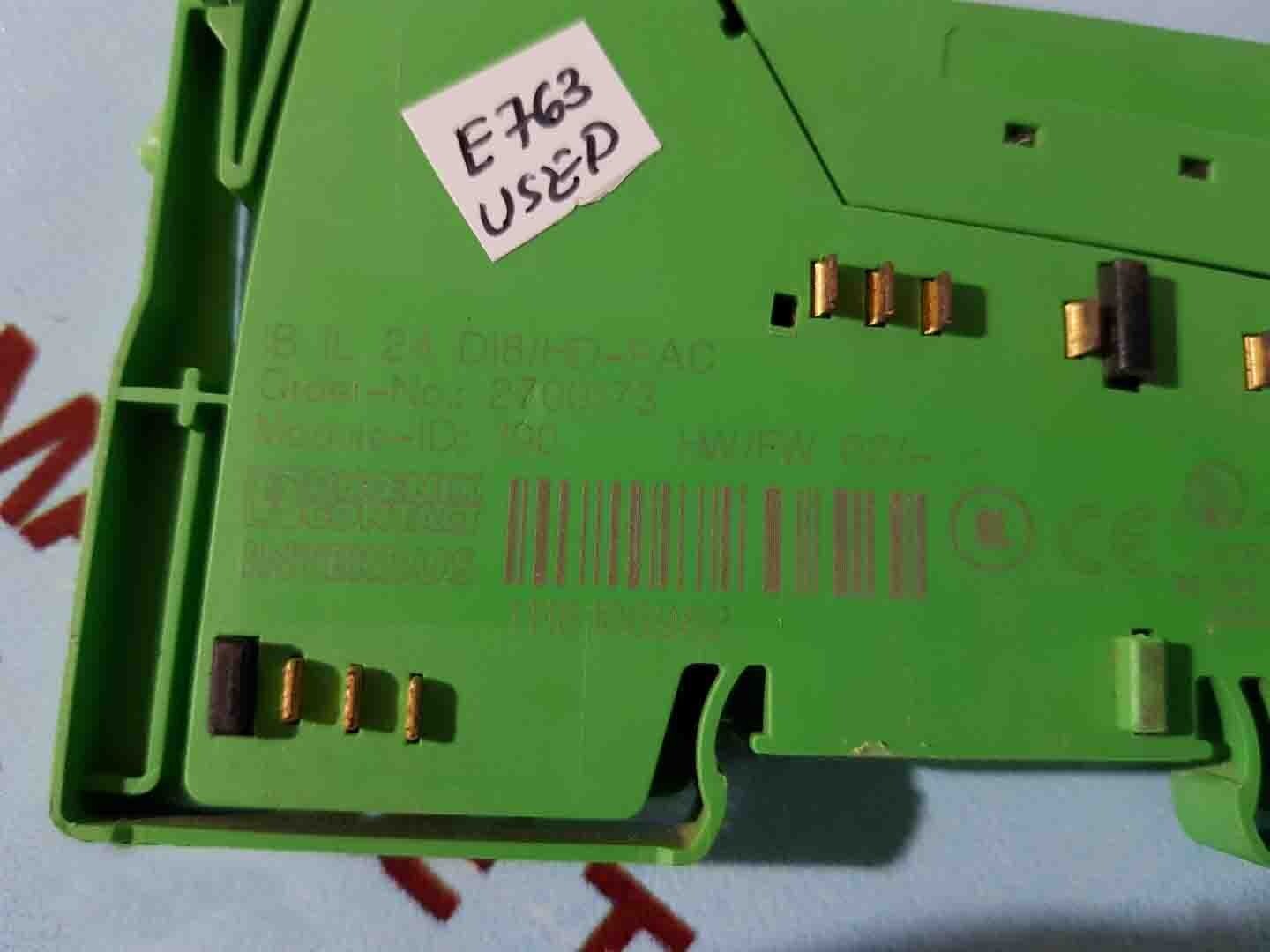 Phoenix contact ib il 24 di8/hd-pac 2700173 digital input module
