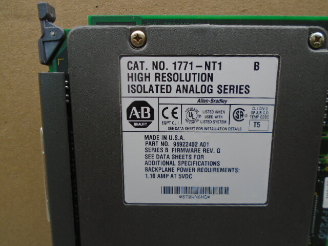 1771-NT1 /B Allen Bradley High Resolution Isolated Analog 1771NT1 N300