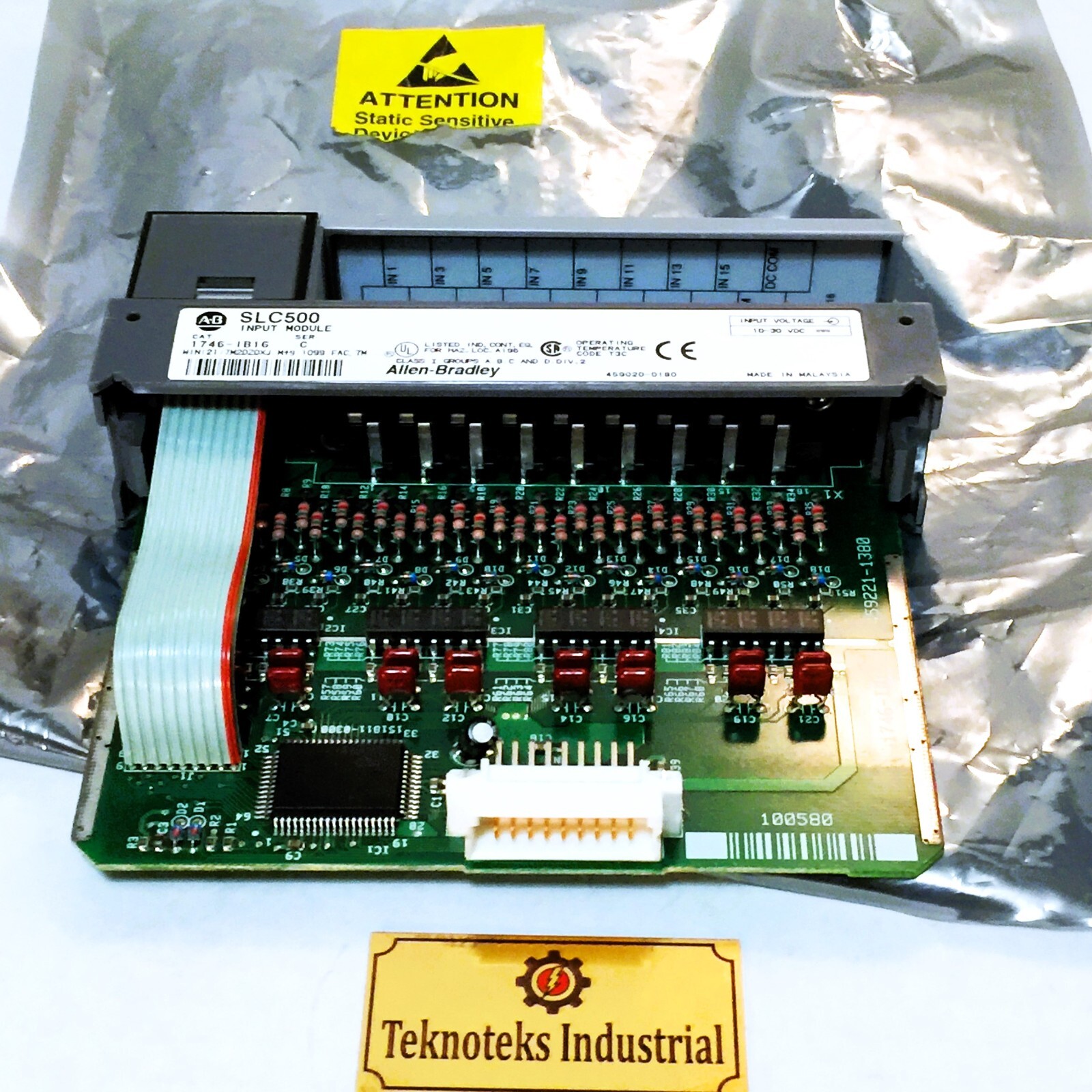 ALLEN BRADLEY SLC 500 1746-IB16 SER C INPUT MODULE