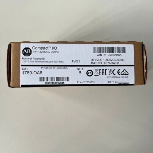 1769-OA8 AB 1769OA8 Compact I/O 8PT 120/240VAC Output Module