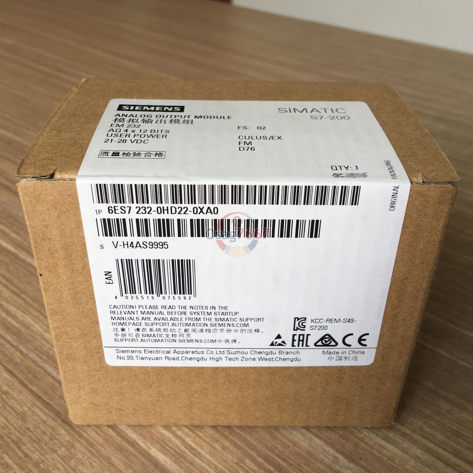 ONE Siemens 6ES7232-0HD22-0XA0 6ES7 232-0HD22-0XA0
