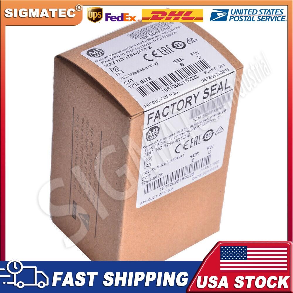 NEW Sealed Allen-Bradley Flex 8 Point Thermocouple RTD Module 1794-IRT8