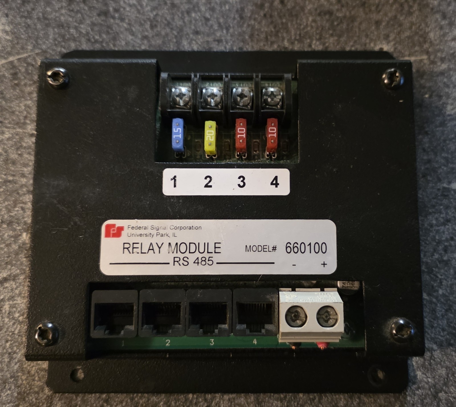 Federal Signal 660100 RS485 Relay Module