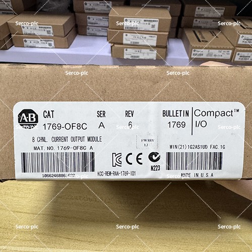 Factory Sealed AB 1769-OF8C /A CompactLogix 8 Pt A/O Current Module 1769OF8C