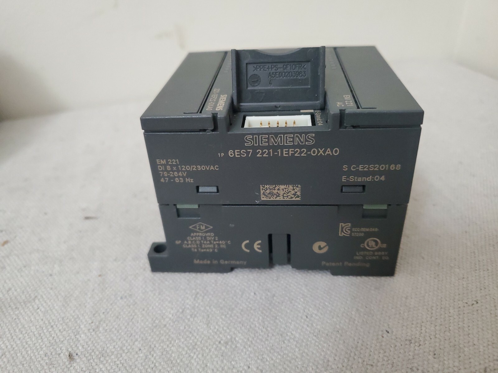 Siemens Simatic 6ES7 221-1EF22-0XA0 S7-200 Input Module 6ES72211EF220XA0