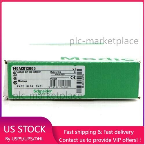 New In Box Original Schneider 140ACO13000 Analog Output Module Fast Shipping
