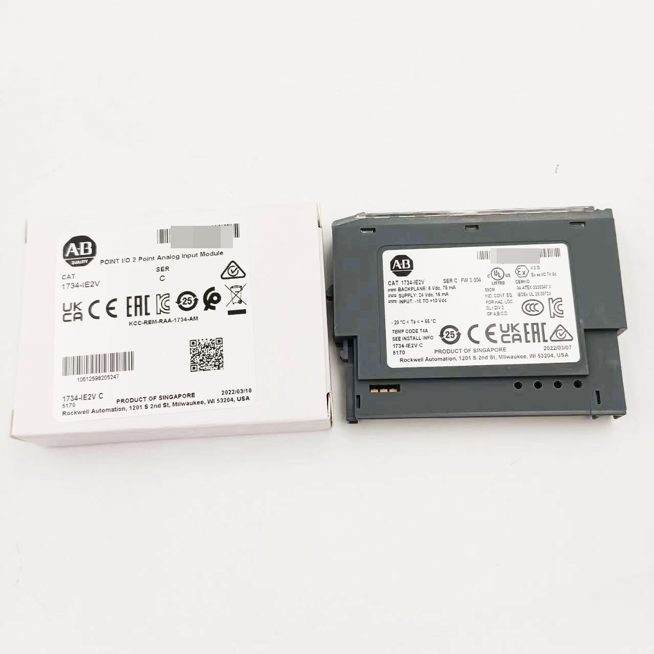 AB 1734-IE2V Allen-Bradley 1734IE2V 2 Point Analog Input Module New Sealed 2022