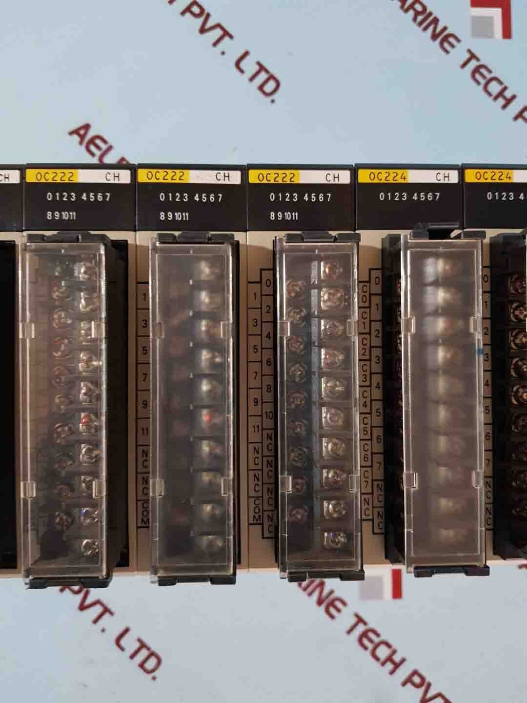 Omron sysmac c200he,rm201,ia122,oc222,oc224,pa204r module rack