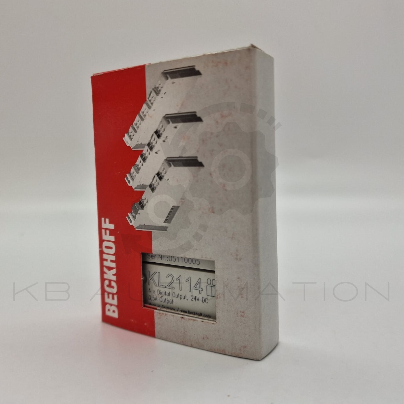 Beckhoff KL2114 Bus Terminal, 4-channel digital output, 24V DC, 0.5A, 2-/3-wire