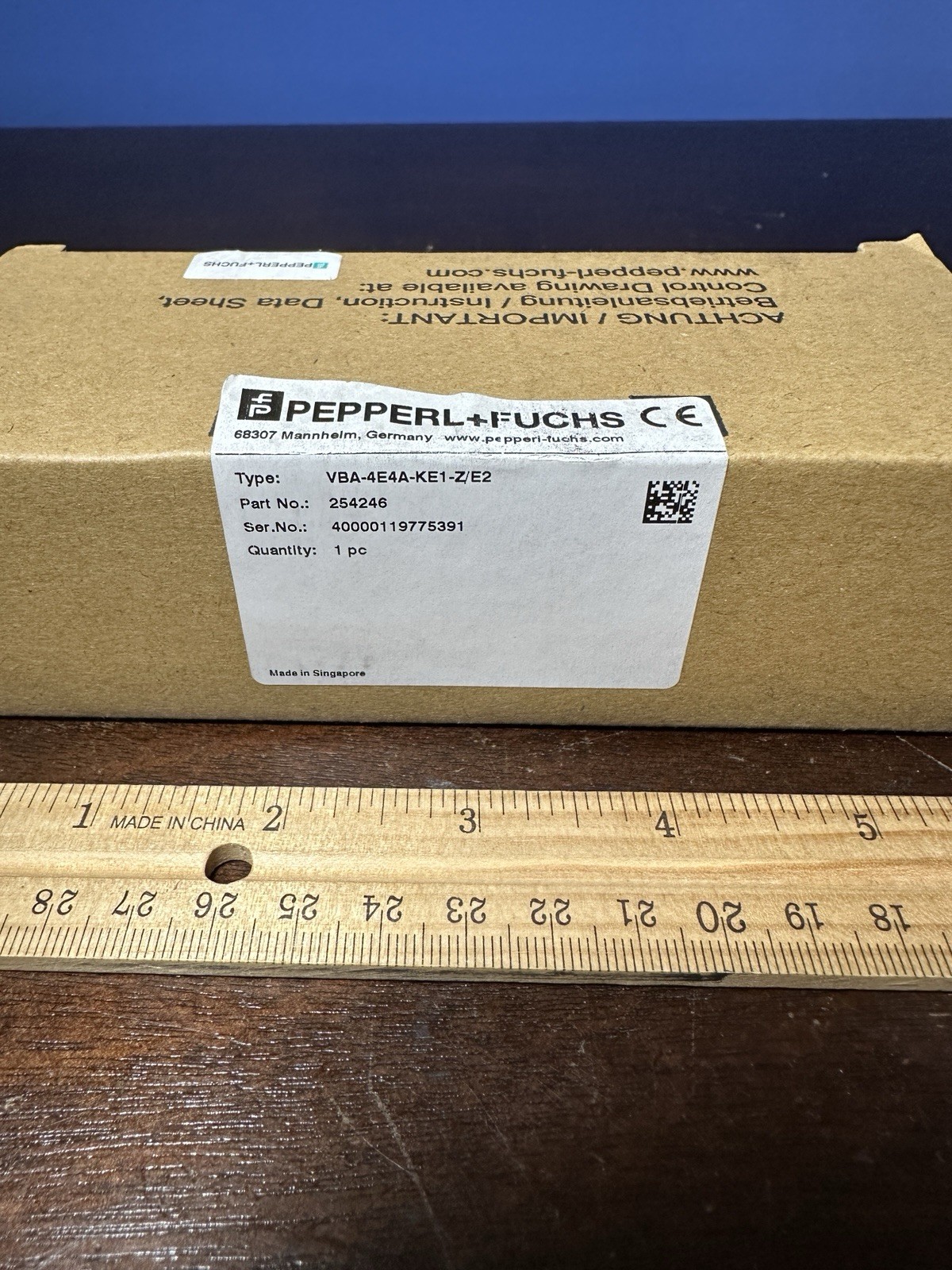 New Sealed Pepperl Fuchs vba-4e4a-ke1-z/e2 AS-Interface Sensor Actuator Module