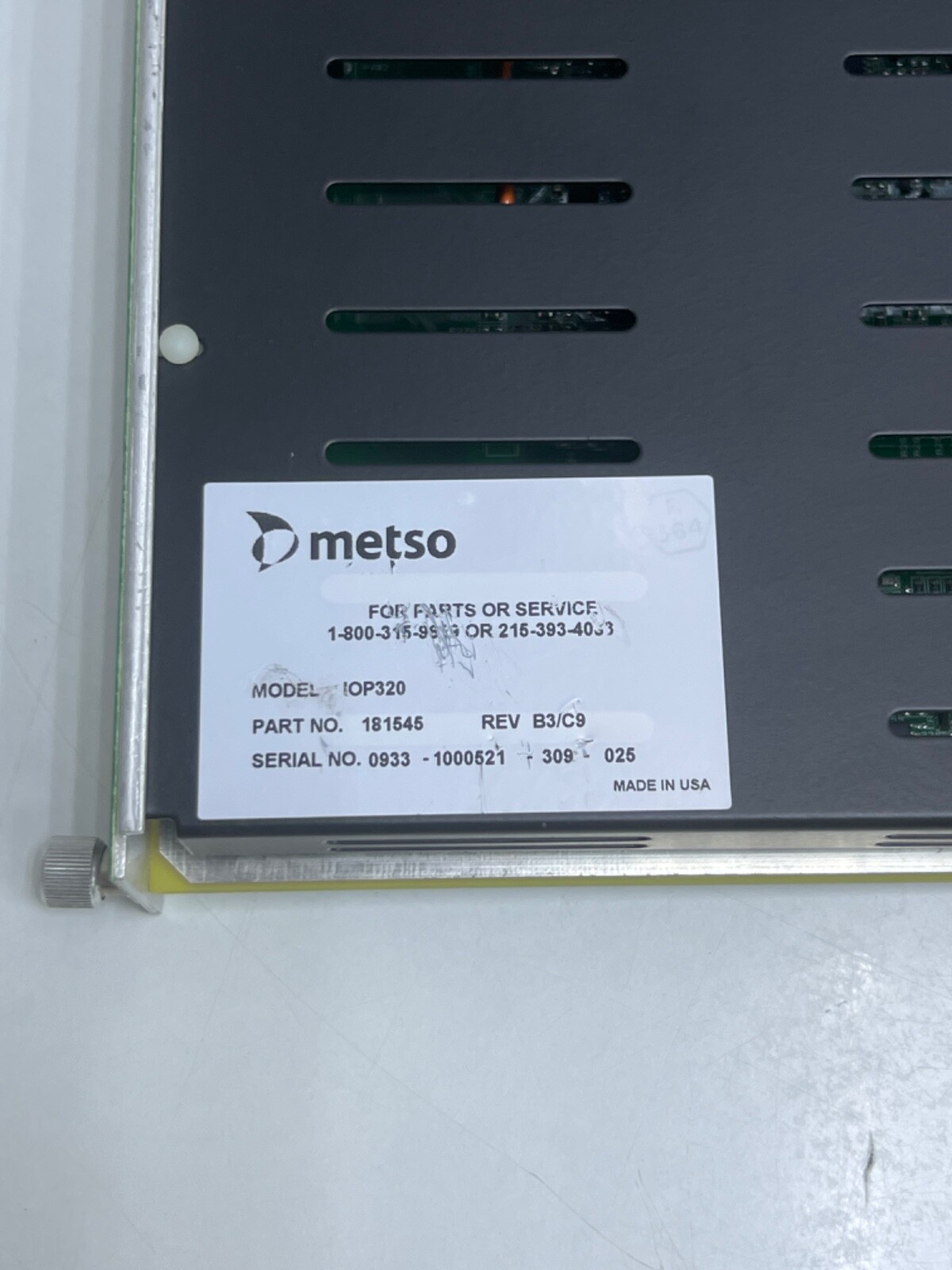 METSO IOP320 ANALOG OUTPUT MODULE PN: 181545