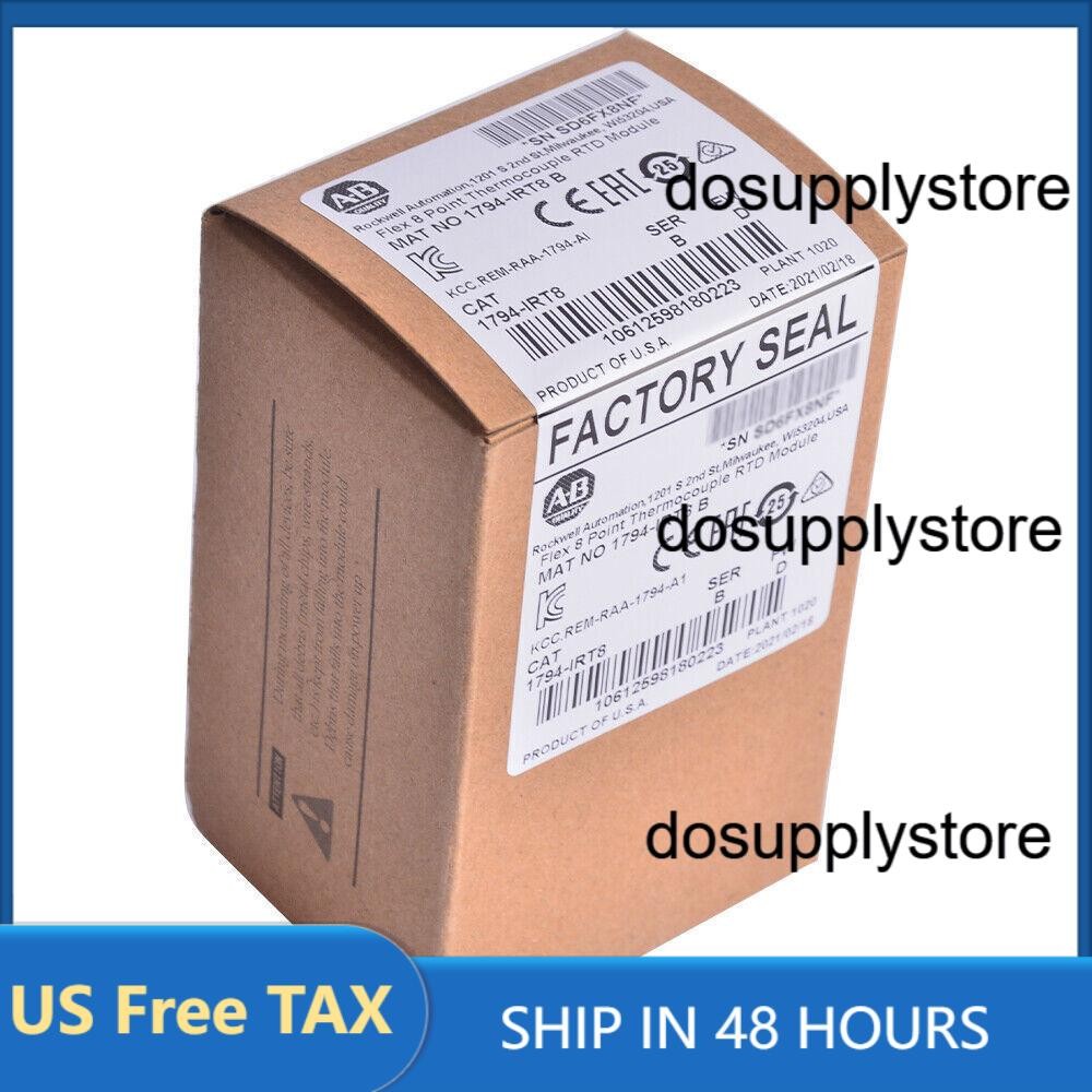 NEW Sealed Allen-Bradley Flex 8 Point Thermocouple RTD Module 1794-IRT8