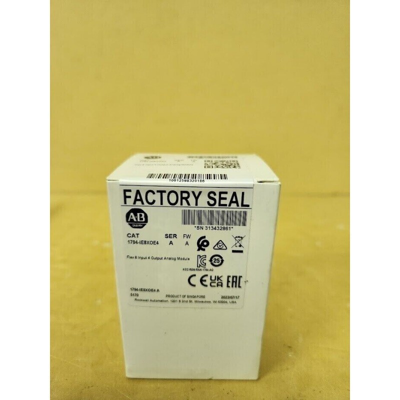 New Allen Bradley 1794-IE8XOE4 Flex I/O Analog 8 Inputs 4 Output US Free Tax