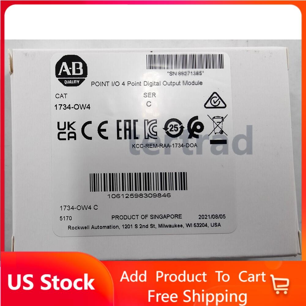 1734-OW4 AB Point I/O 4 Point Digital Output Module Allen-Bradley US Free Tax
