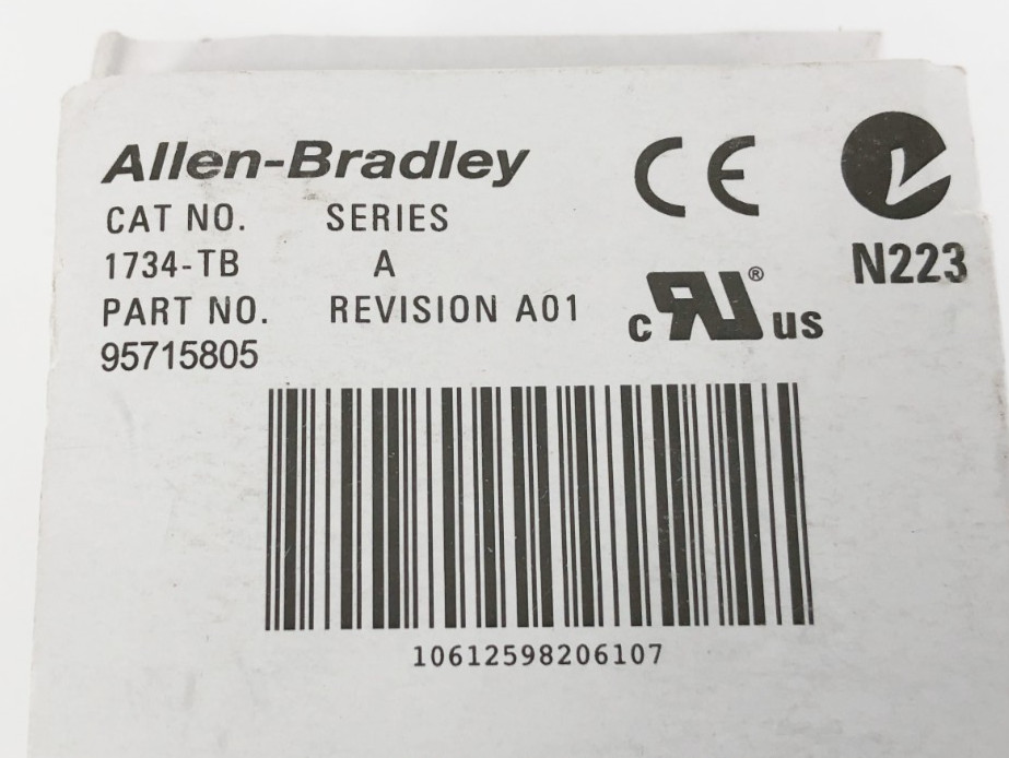 Lot of 5 New Allen Bradley 1734-TB Ser. A I/O Module Terminal Base