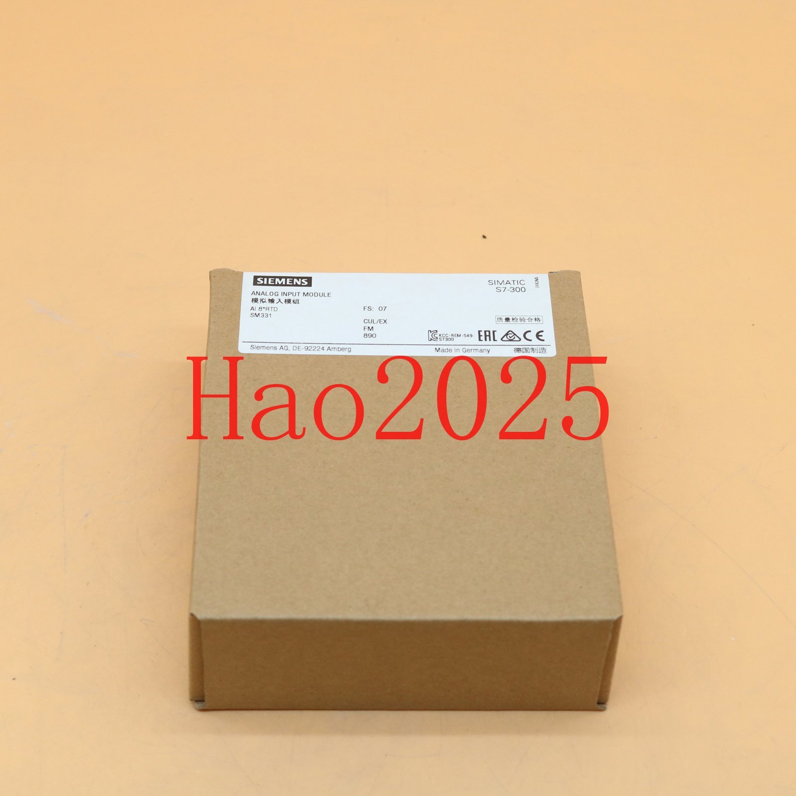 1PC New In Box SIEMENS PLC 6ES7 331-7PF01-0AB0 6ES7331-7PF01-0AB0