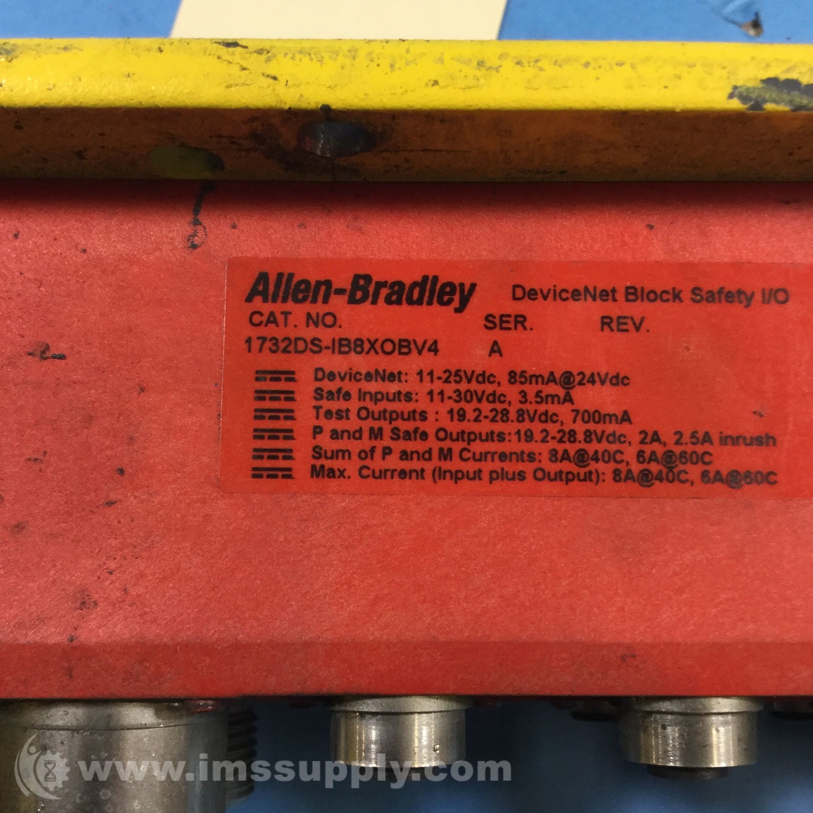 Allen Bradley 1732DS-IB8XOBV4 DeviceNet Safety I/O Module 8962