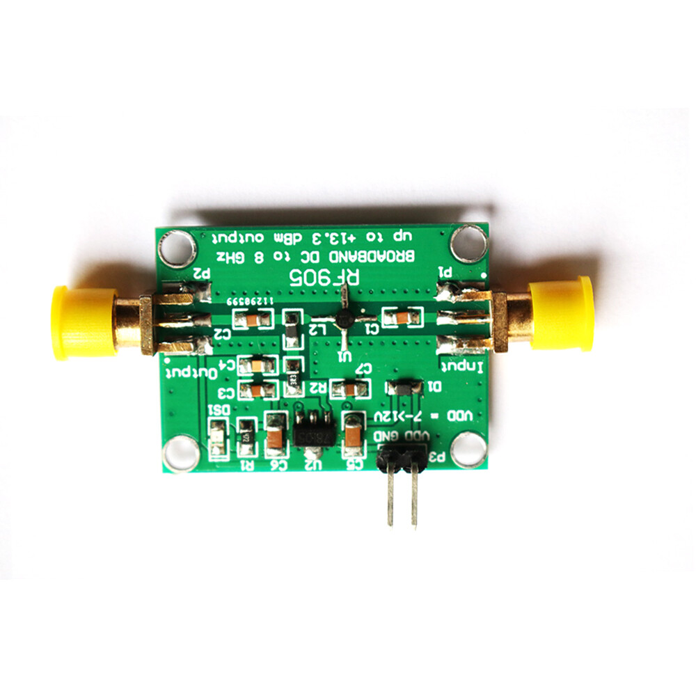 RF905 1MHz To 8GHz RF Power Amplifier 12V 13.3dBm RF AMP Module
