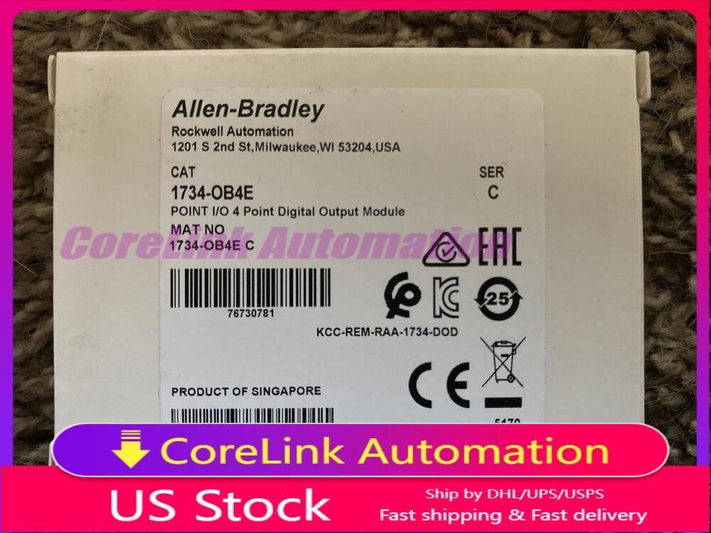 Allen Bradley 1734-OB4E C 4Point Output Module new in box 1734OB4E AB