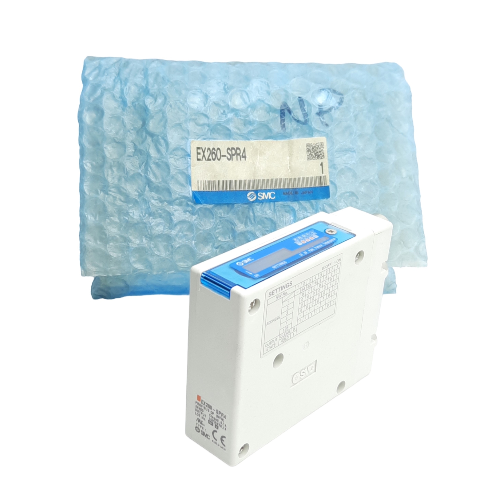 SMC EX260-SPR4 Profibus Inegrated SI Unit, M12 5-P, NPN Output x16Points, 24VDC
