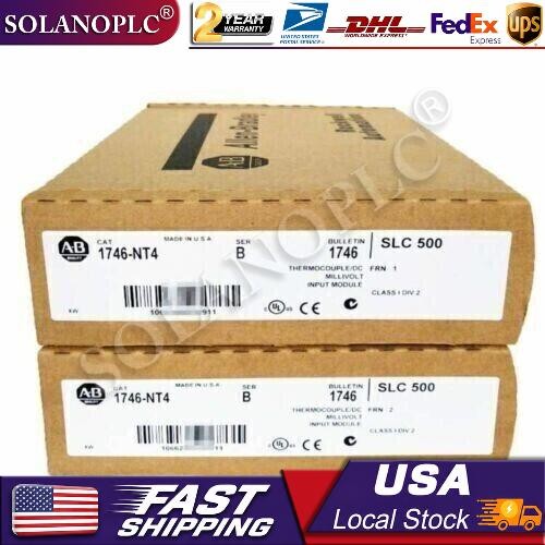 New Factory Sealed AB 1746-NT4 SLC 500 PLC Input Module 1746NT4 US Free Tax