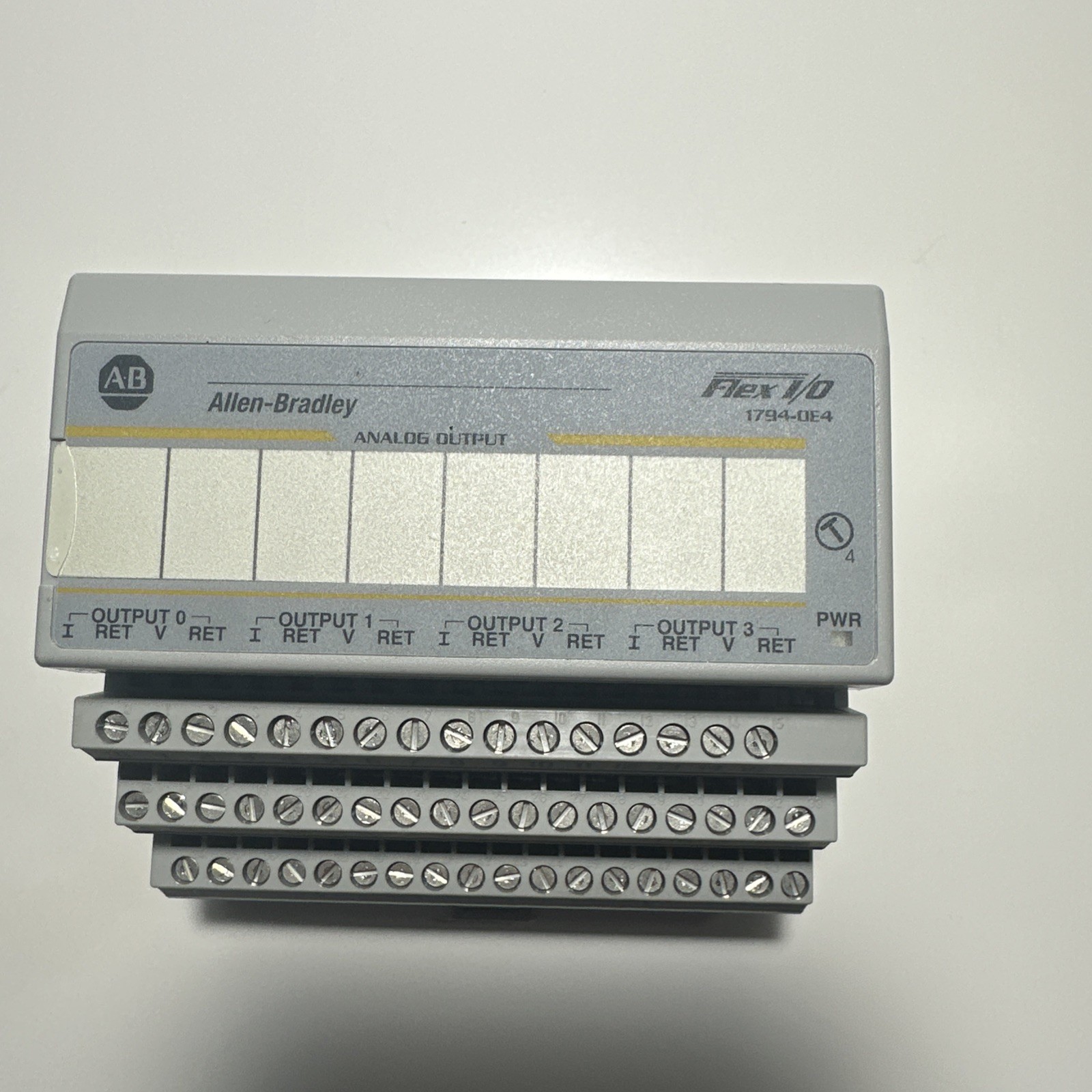 Allen Bradley 1794-OE4 1794-0E4 1794-TB3 Flex I/O Output Module Analog 4 Point