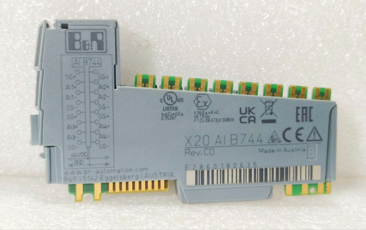 NEW🆕B&R X20AIB744 X20 SYSTEM 4 CHANNEL STRAIN GAUGE MODULE REV C0 NIB FREE SHIP