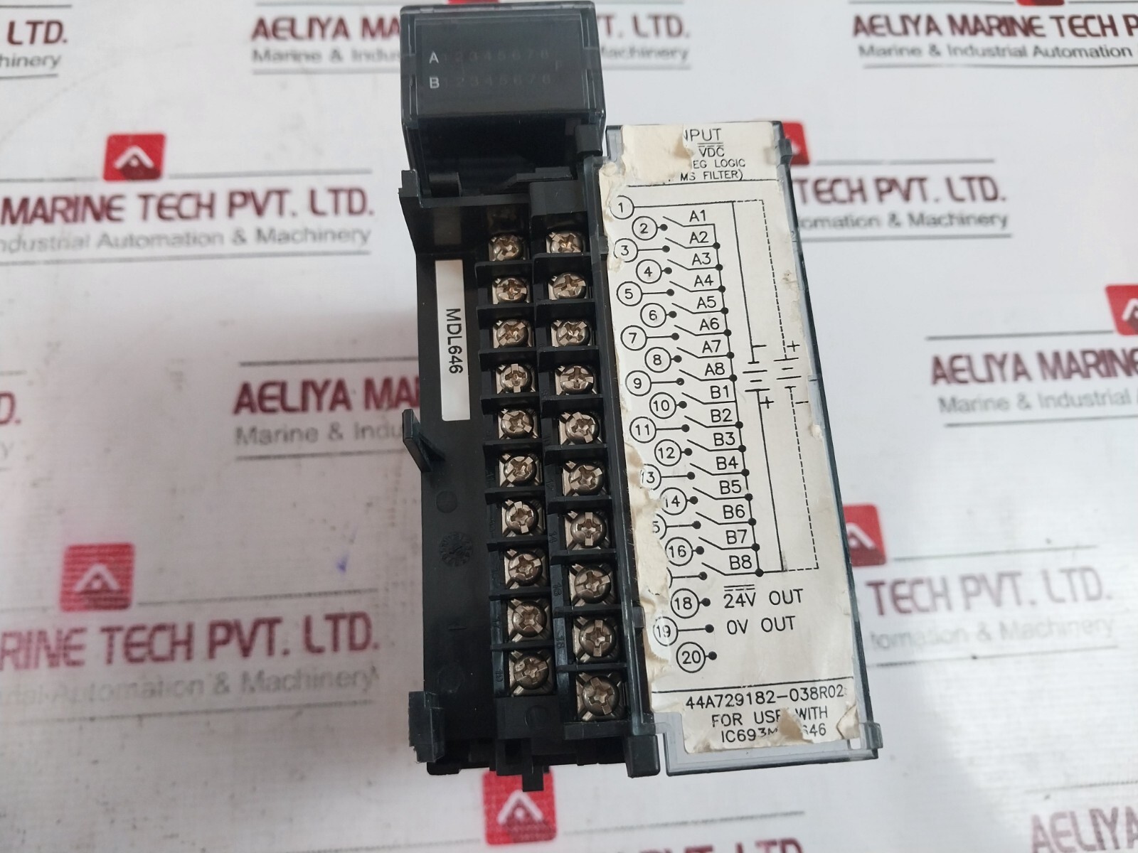 GE Fanuc IC693MDL646C PLC Input Module 44A729182-038R02 24VDC