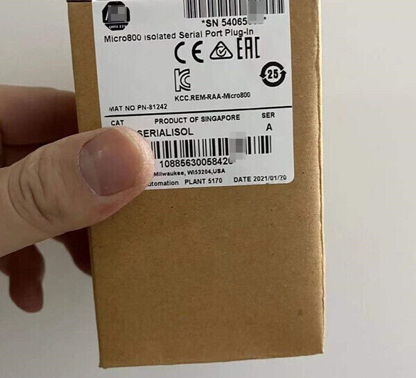 NEW SEALED Allen-Bradley 2080-SERIALISOL Micro800 Isolated Serial Port Plug-In