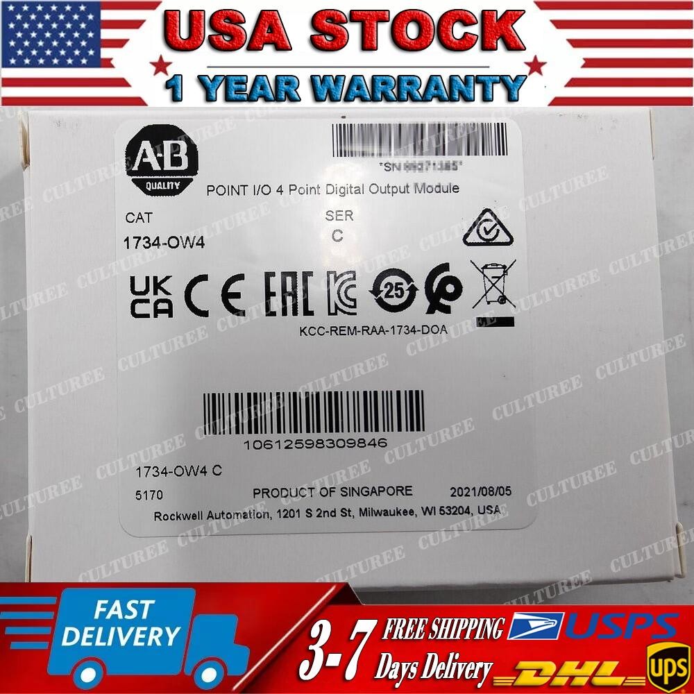 1734-OW4 AB Point I/O 4 Point Digital Output Module Allen-Bradley US Free Tax