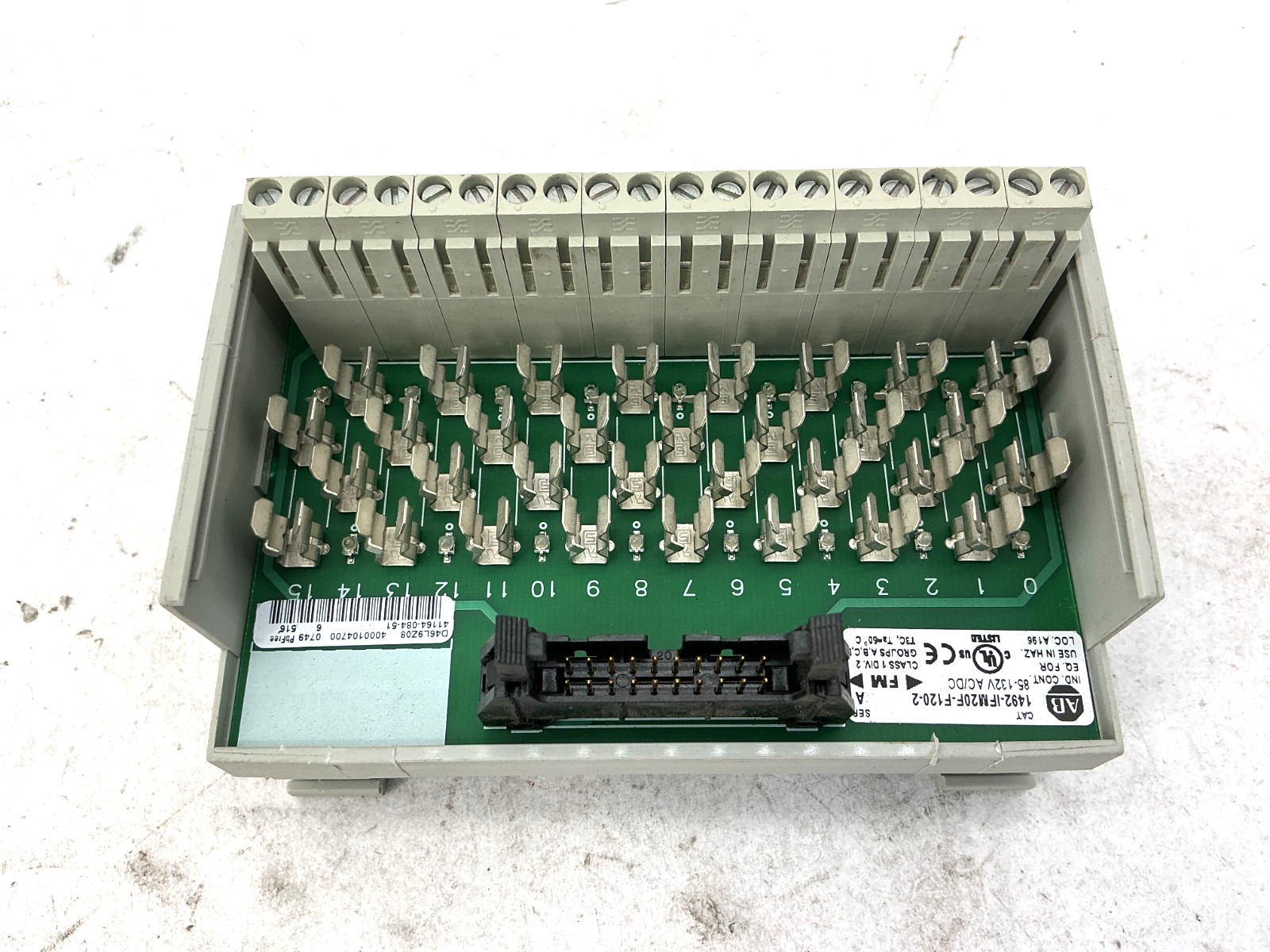 New Allen Bradley 1492-IFM20F-F120-2 Ser A 20PT Fusible Interface Module -No Box