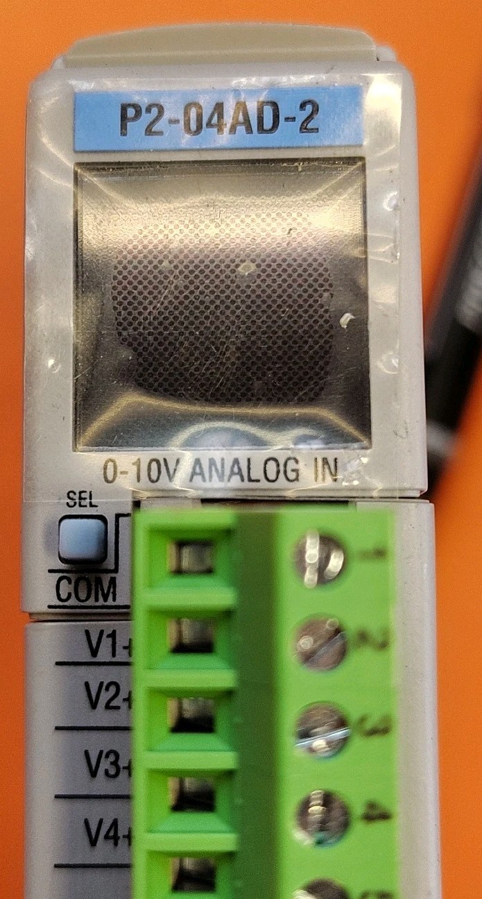 Automation Direct P2-04AD-2 P2000 PLC Analog Input Module, 4-Channel, 0-10VDC
