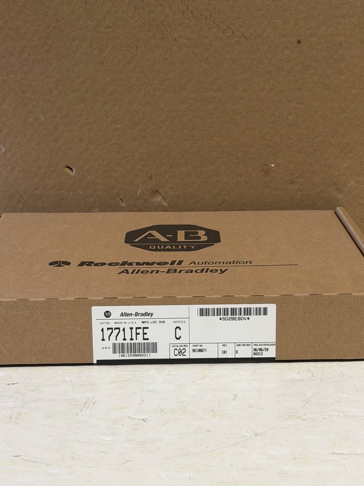 Allen Bradley 1771-IFE PLC-5 Single-Ended Analog Input Module 1771IFE SER C