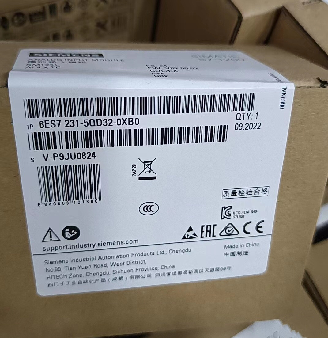 NEW 6ES7231-5QD32-0XB0 1PC SIEMENS ANALOG INPUT MODULE 6ES7231-5QD32-0XB0