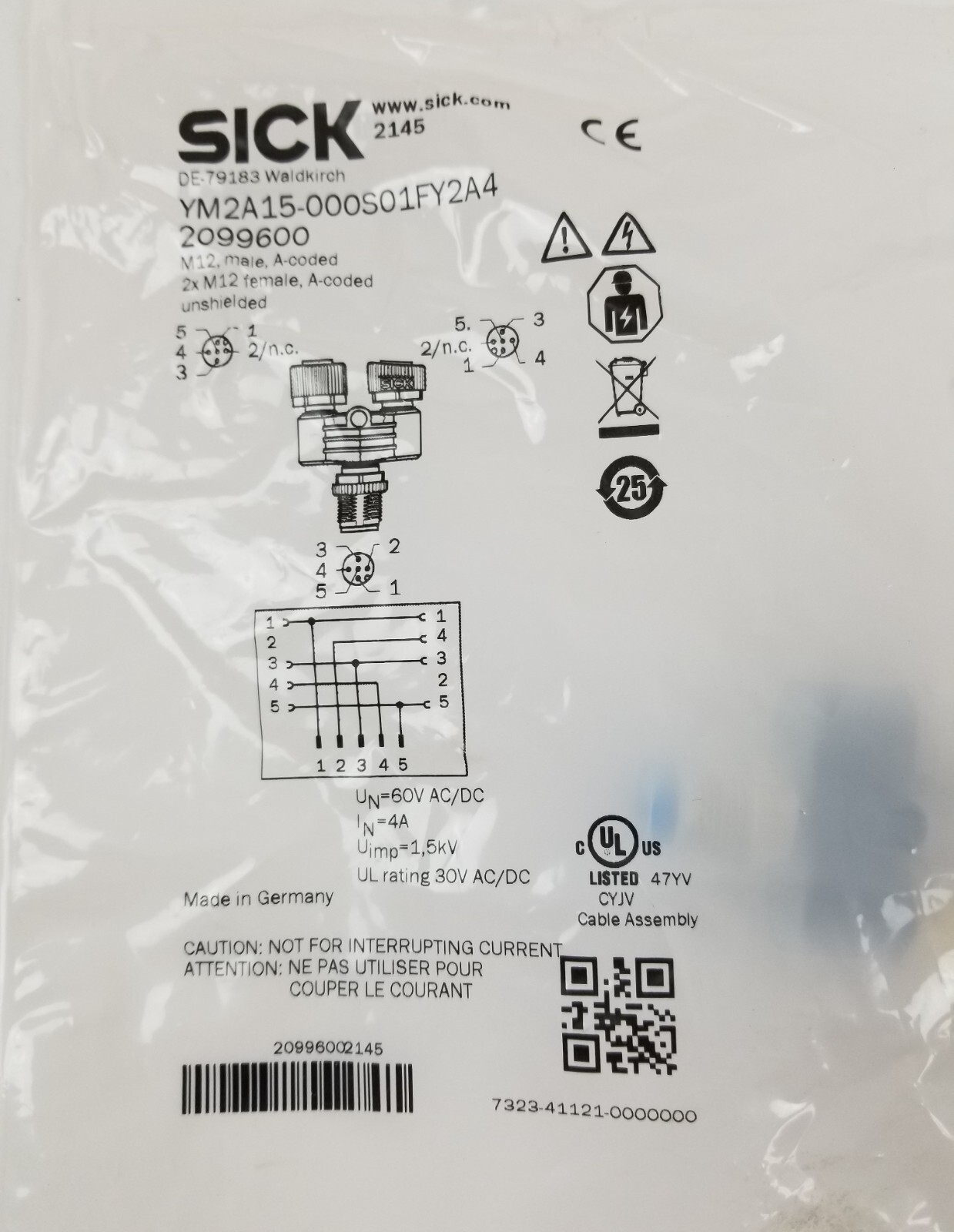 SICK 2123178 LN2201 Relay Box CTM 24V AC/DC 2099600 2096002 2966618 NEW