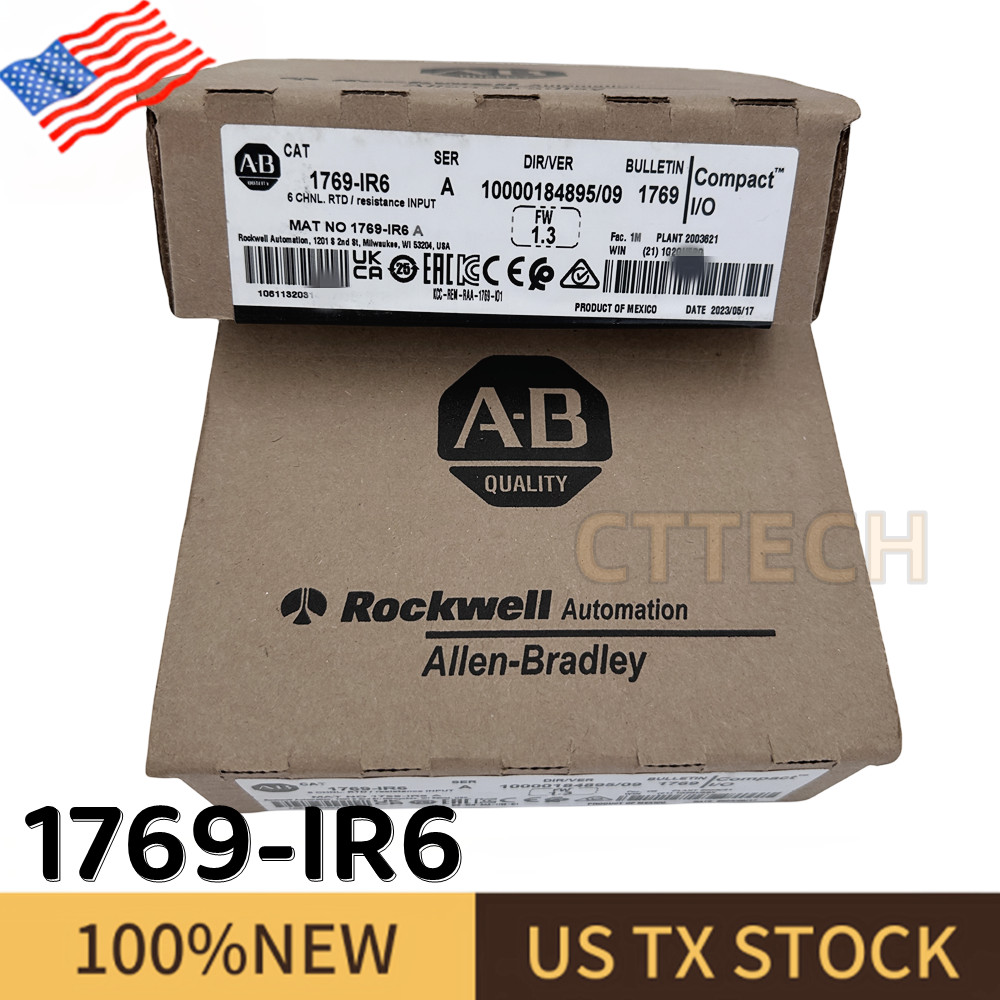 New Sealed Allen Bradley 1769-IR6 SER A CompactLogix Input Module RTD 1769IR6 US