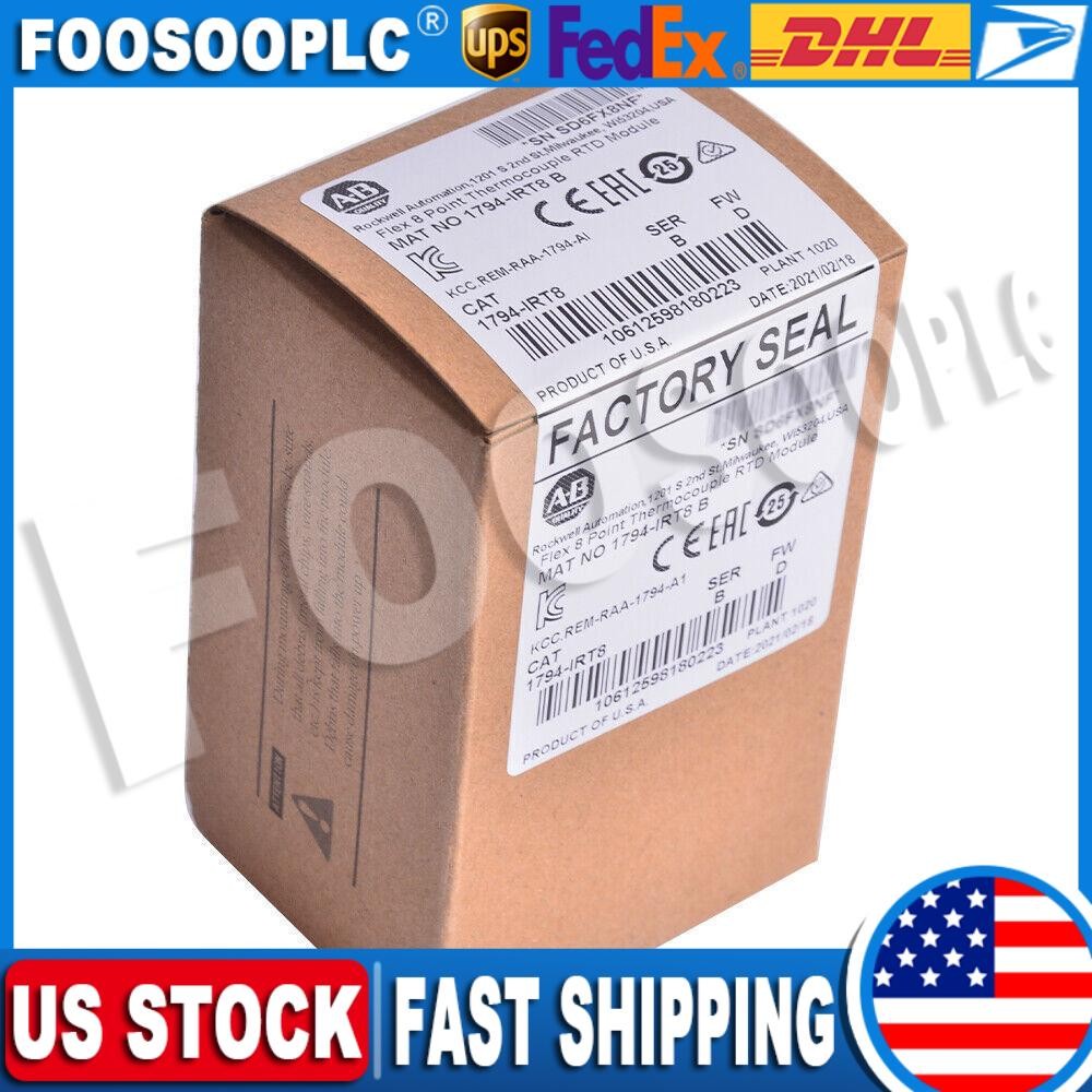 NEW Sealed Allen-Bradley Flex 8 Point Thermocouple RTD Module 1794-IRT8