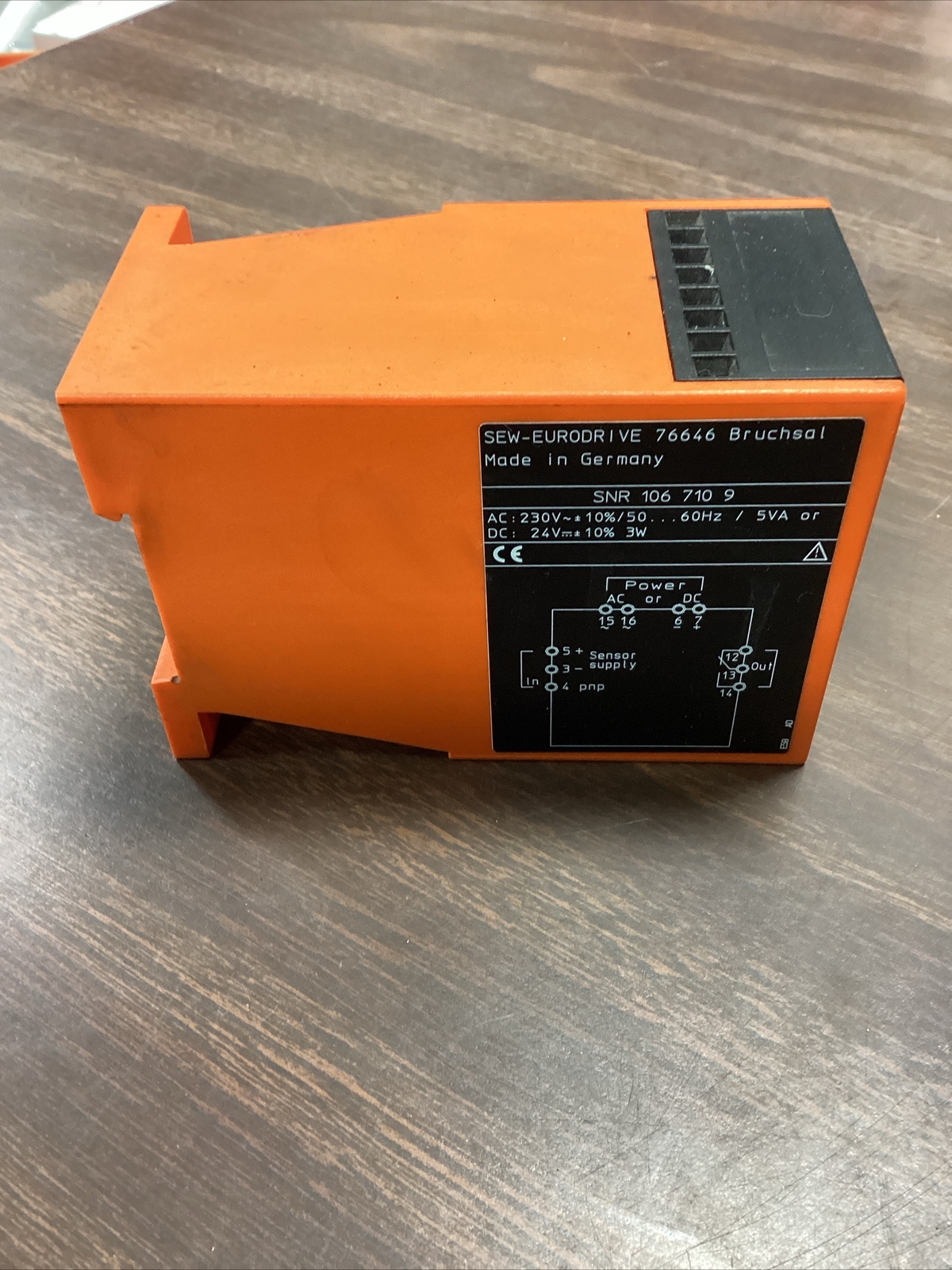 SEW Eurodrive 76646 Bruchsal SNR 106 710 9
