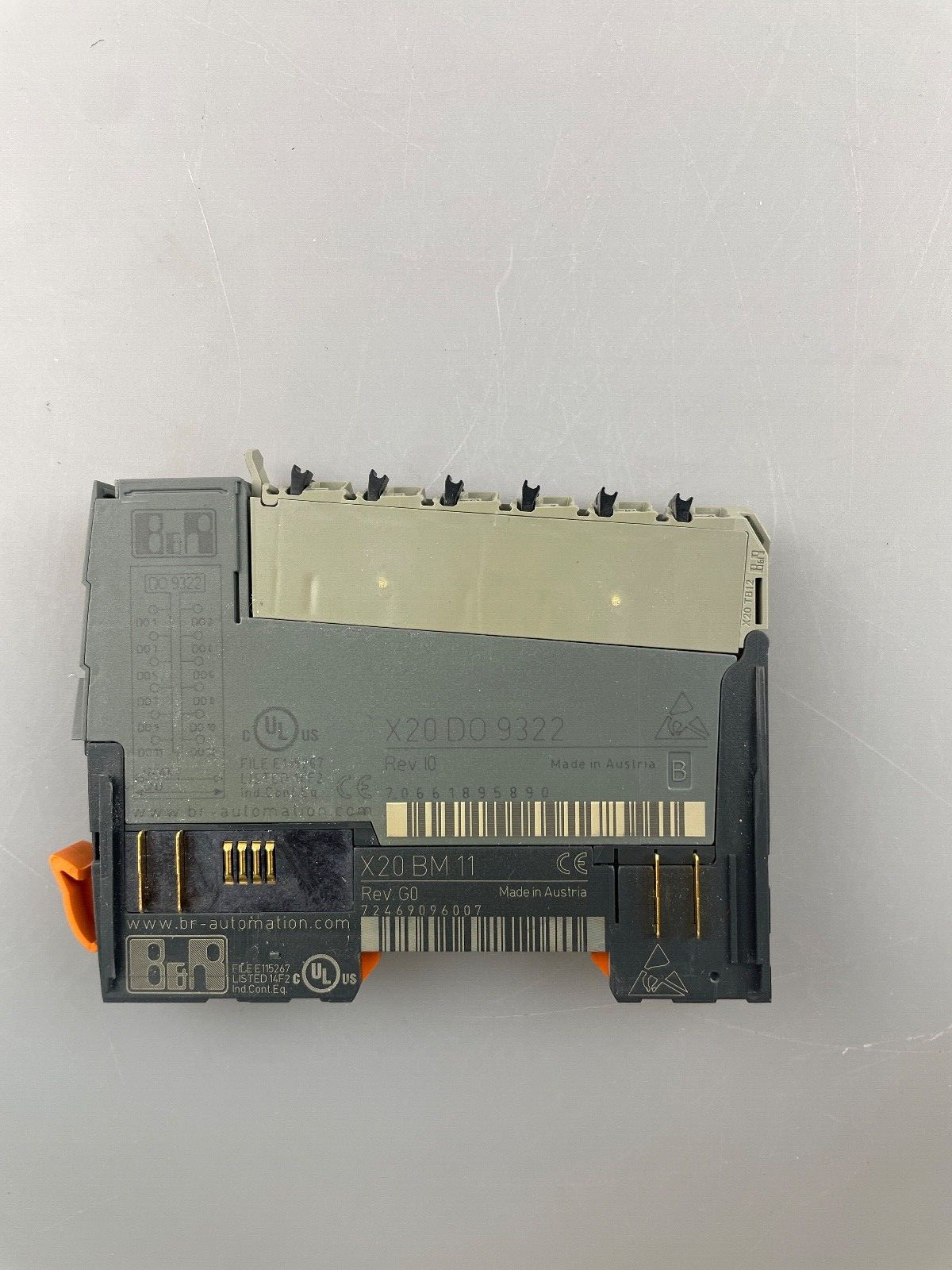B&R Automation X20 DO 9322 I/o Module, X20 BM 11 (Used)
