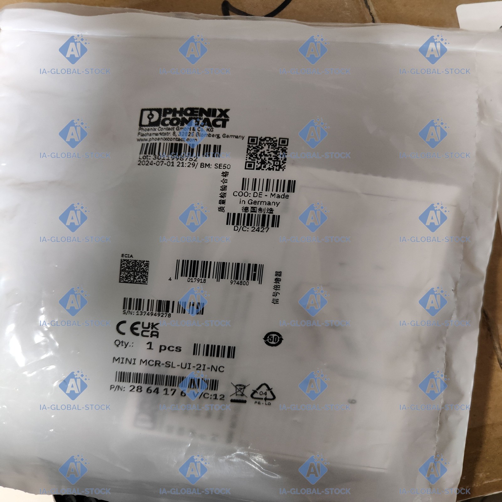 Free Shipping 1pcs NEW Phoenix 2864176 + warranty Quick Delivery