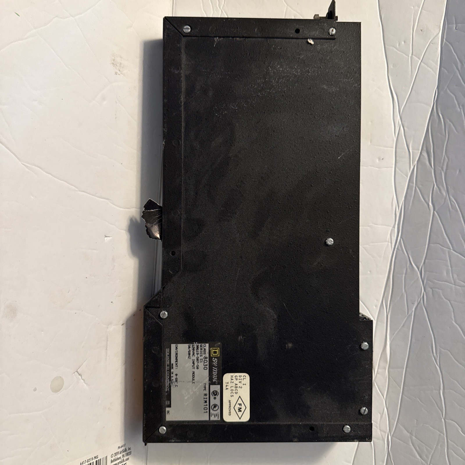 Square D SY/MAX Class 8030 RIM-101 120VAC Input Module Parts