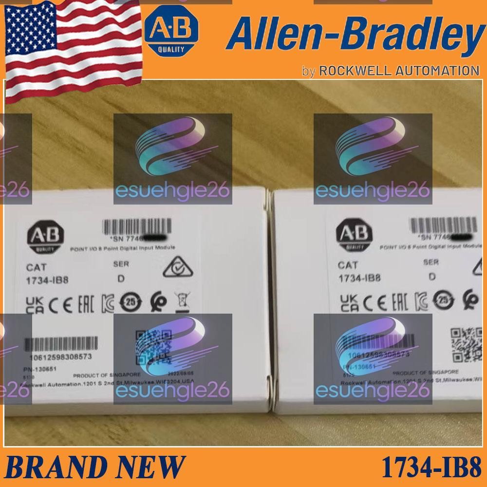 NEW PLC 1734-IB8 SER.D Digital Input Module New Factory Sealed 1734IB8