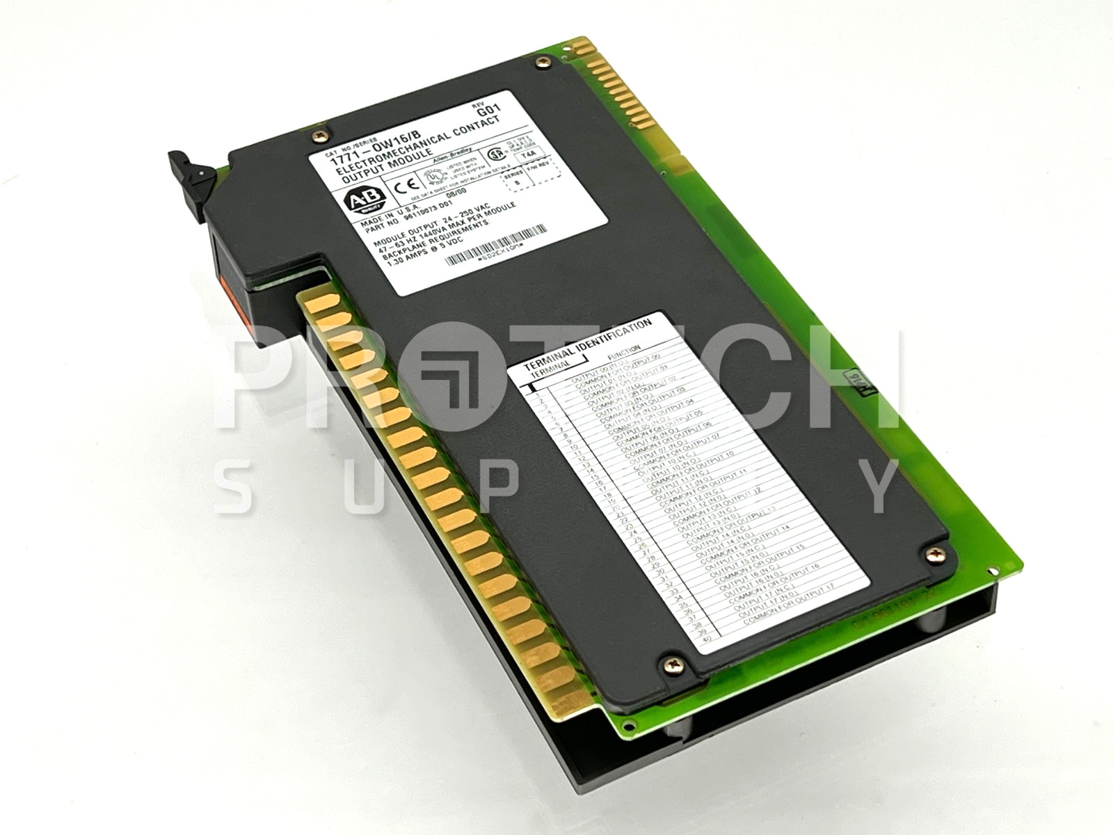 Allen-Bradley 1771-0W16/B Contact Output Module 96110073 D01 with WARRANTY
