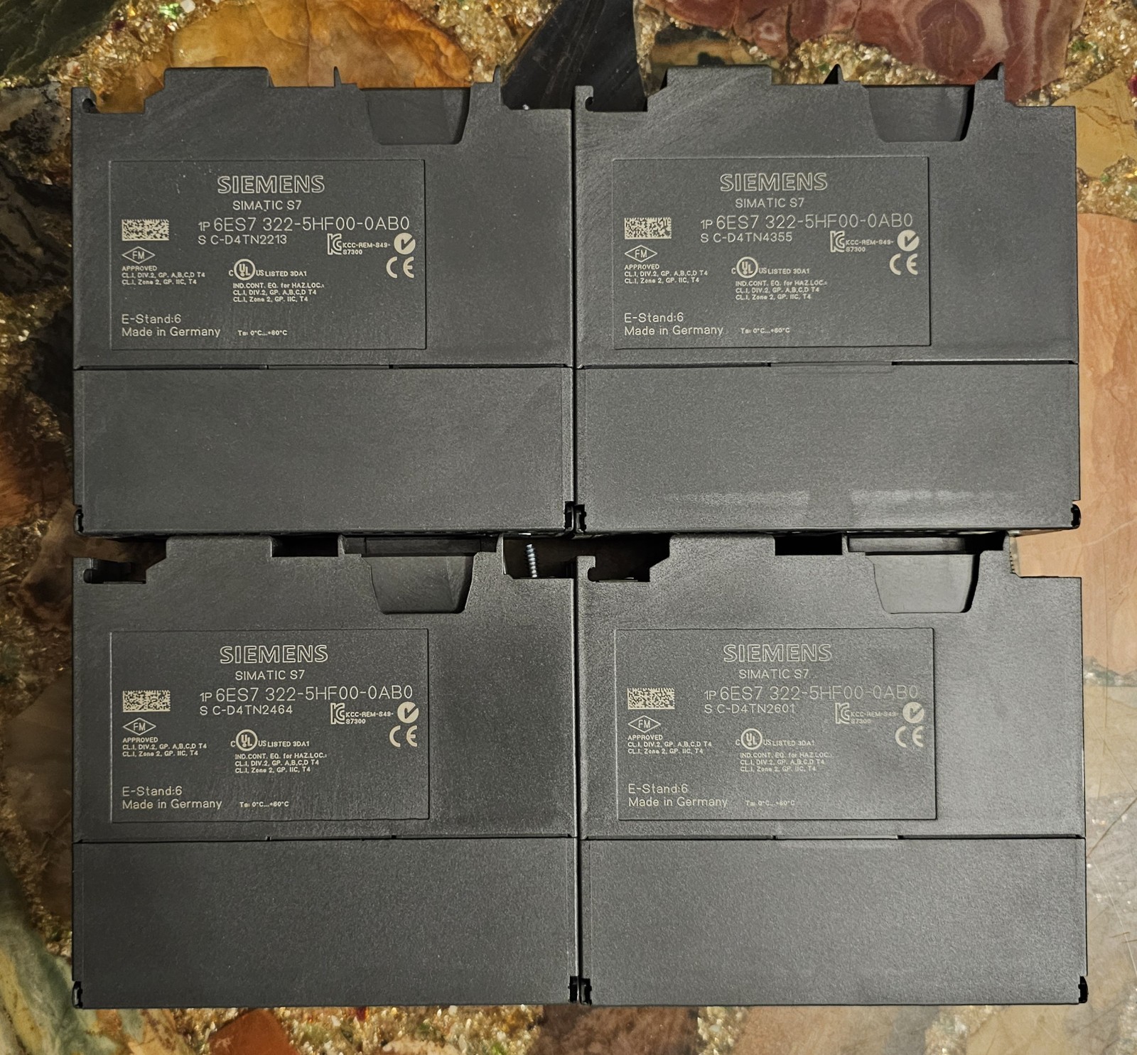 Qty = 4 – SIEMENS – 6ES7 322 5HF00 0AB0 – RELAY OUTPUT MODULES
