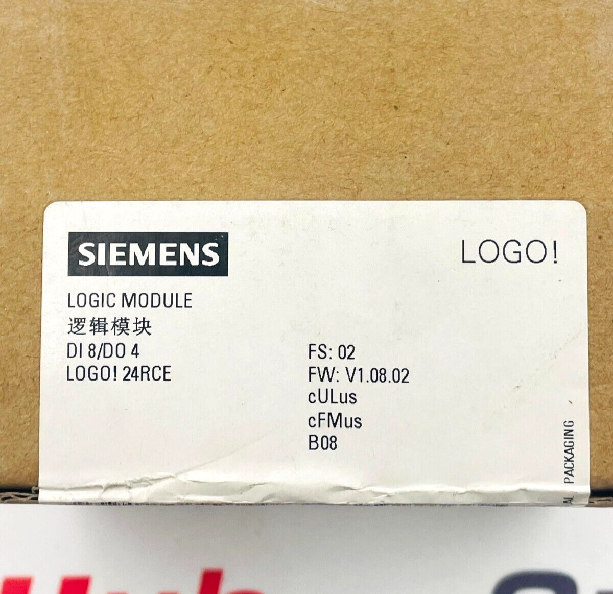 SIEMENS LOGO 6ED1052-1HB00-0BA8 Logic Module