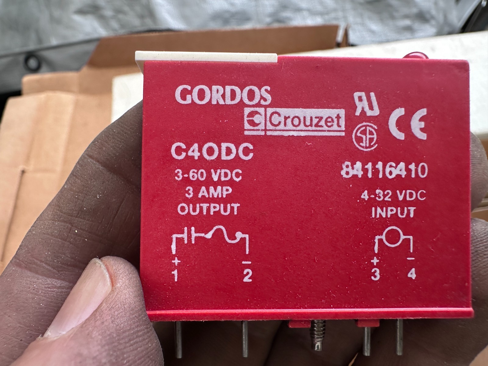 Crouzet Gordos C4ODC 84116410 I/O Module (Lot of 3)
