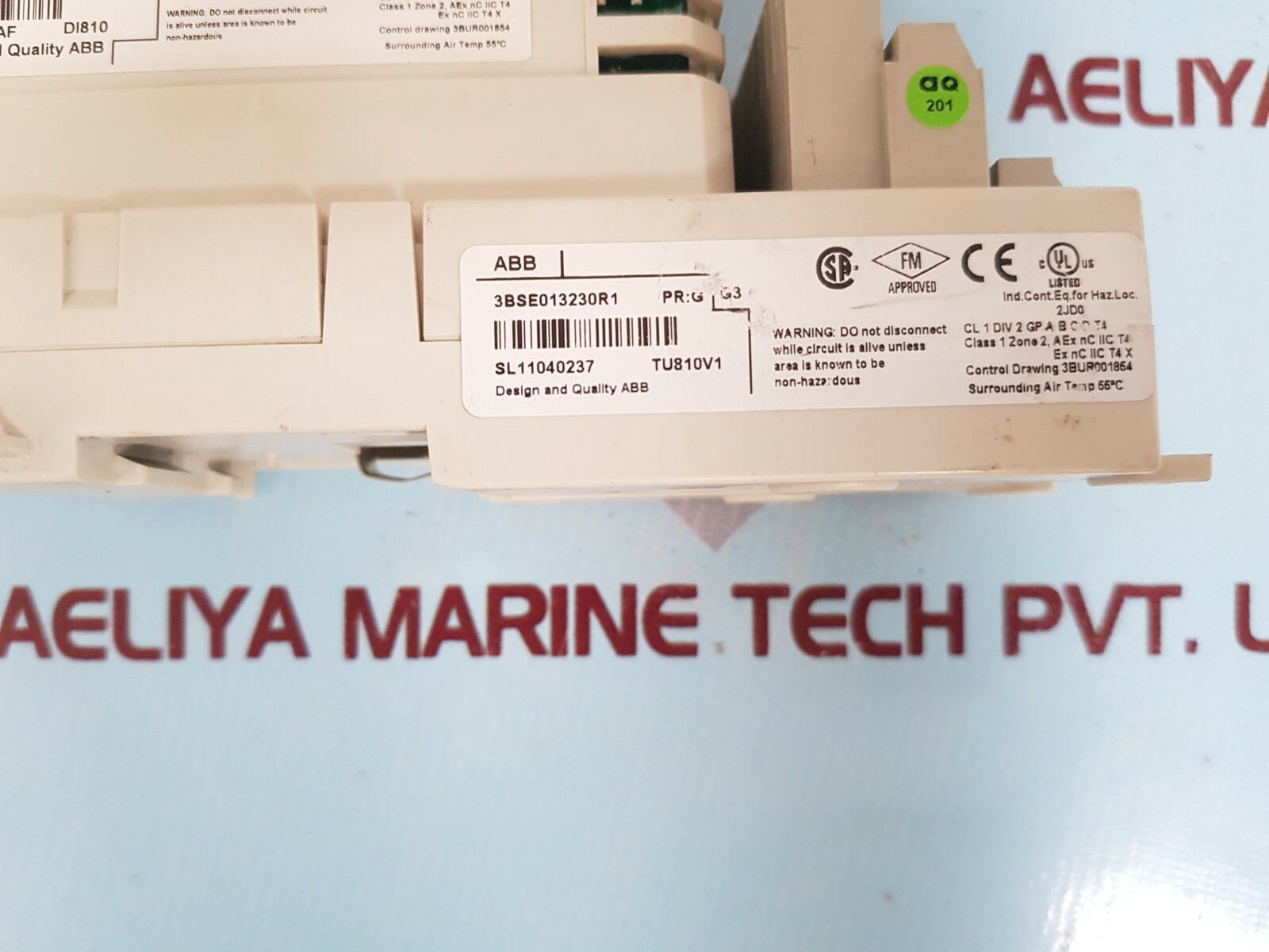 ABB di810 3bse008508r1 digital input module & 3bse013230r1 termination unit