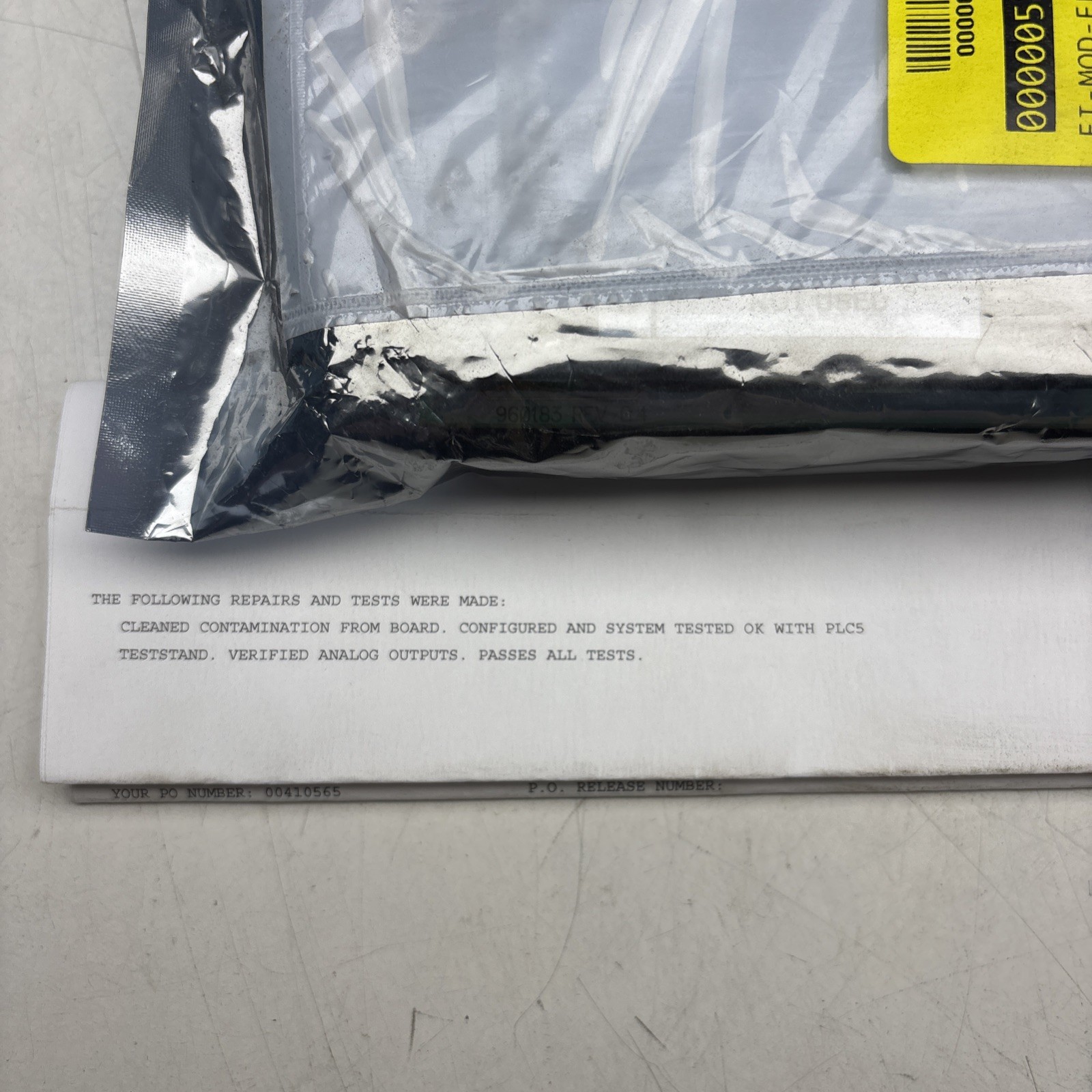 ALLEN BRADLEY ANALOG OUTPUT CARD 1771-OFE1 / B